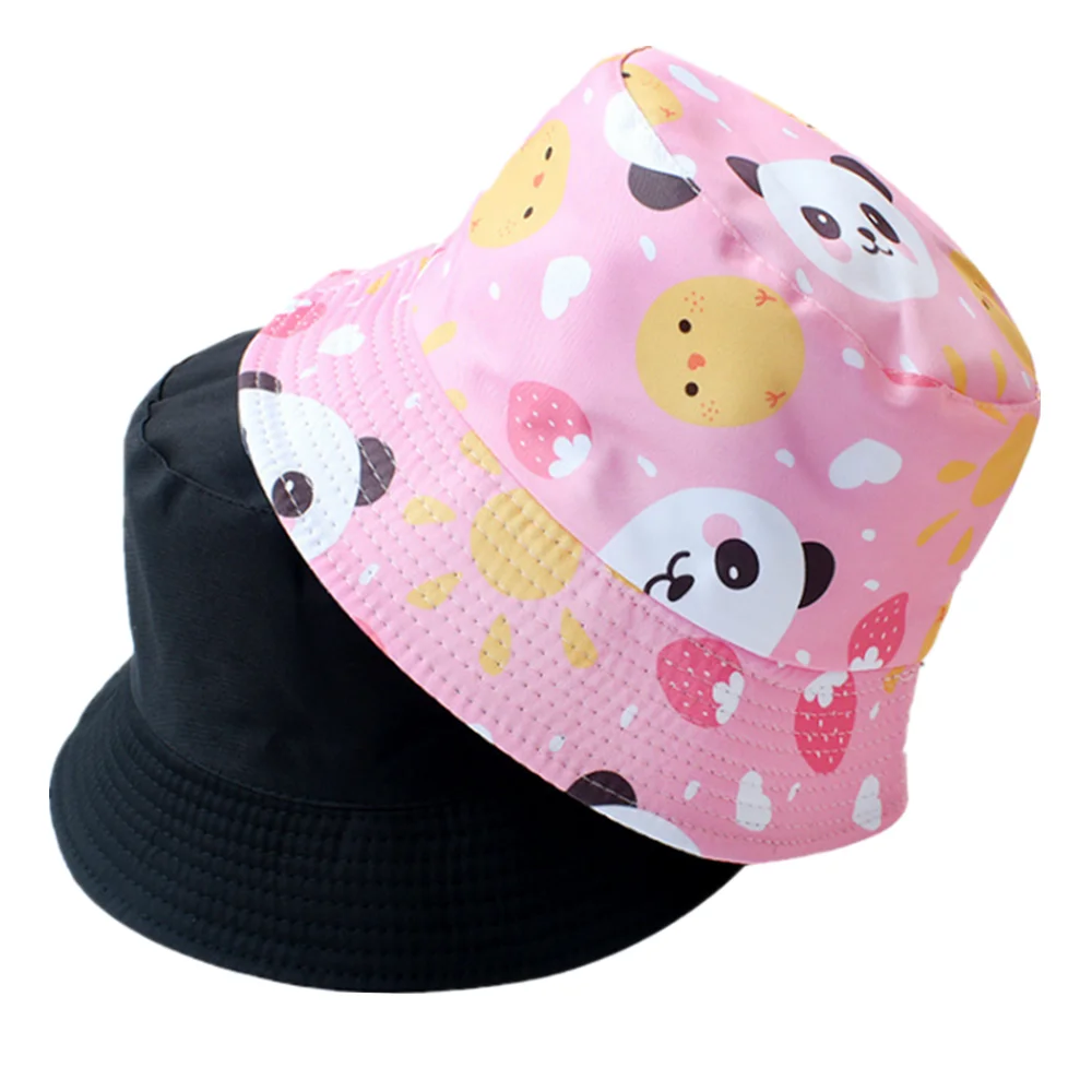 Trendiger Panda-Fischerhut mit Sonnenschutz für Männer und Frauen im Freien – Detail 4