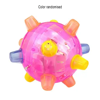 

LED Luminous Jumping Ball Joggle Light Music Flashing Bouncing Vibrating Jump Ball Toy Colorful Cool Dancing Ball Creative Gift