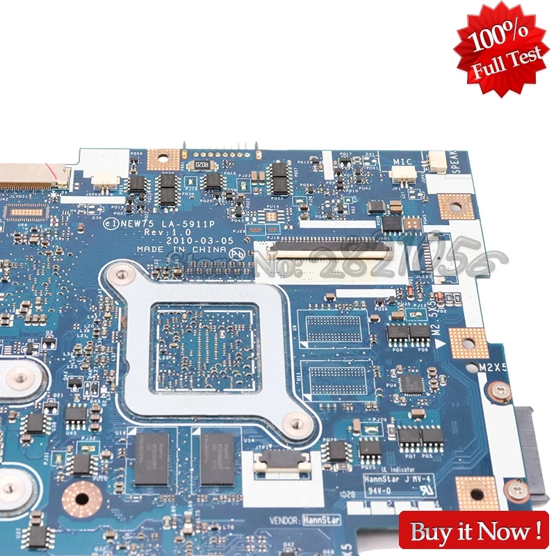NOKOTION MBWVE02001 MB. WVE02.001 NEW75 LA-5911P для acer aspire 5552 5552g материнская плата для ноутбука DDR3 512MB GPU Бесплатный процессор