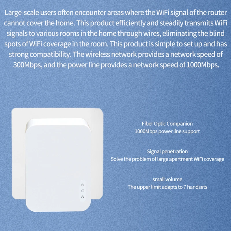 JSMAX JSPH3 комплект AV1000 гигабитный адаптер линии питания Poweline 1000 Мбит/с Ethernet PLC