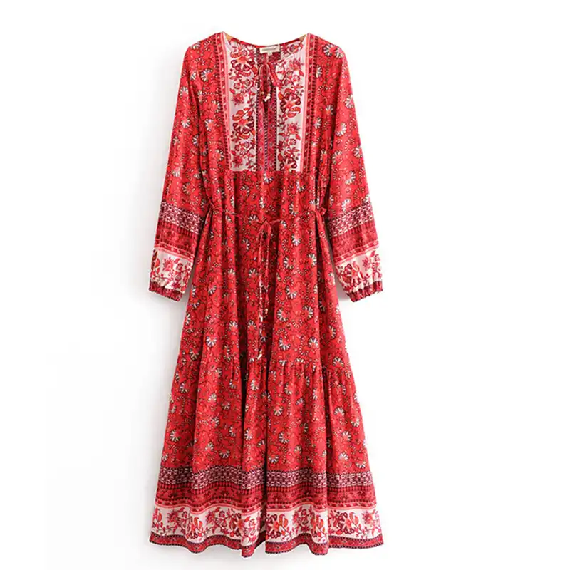 Venta > vestido hippie mujer > en stock