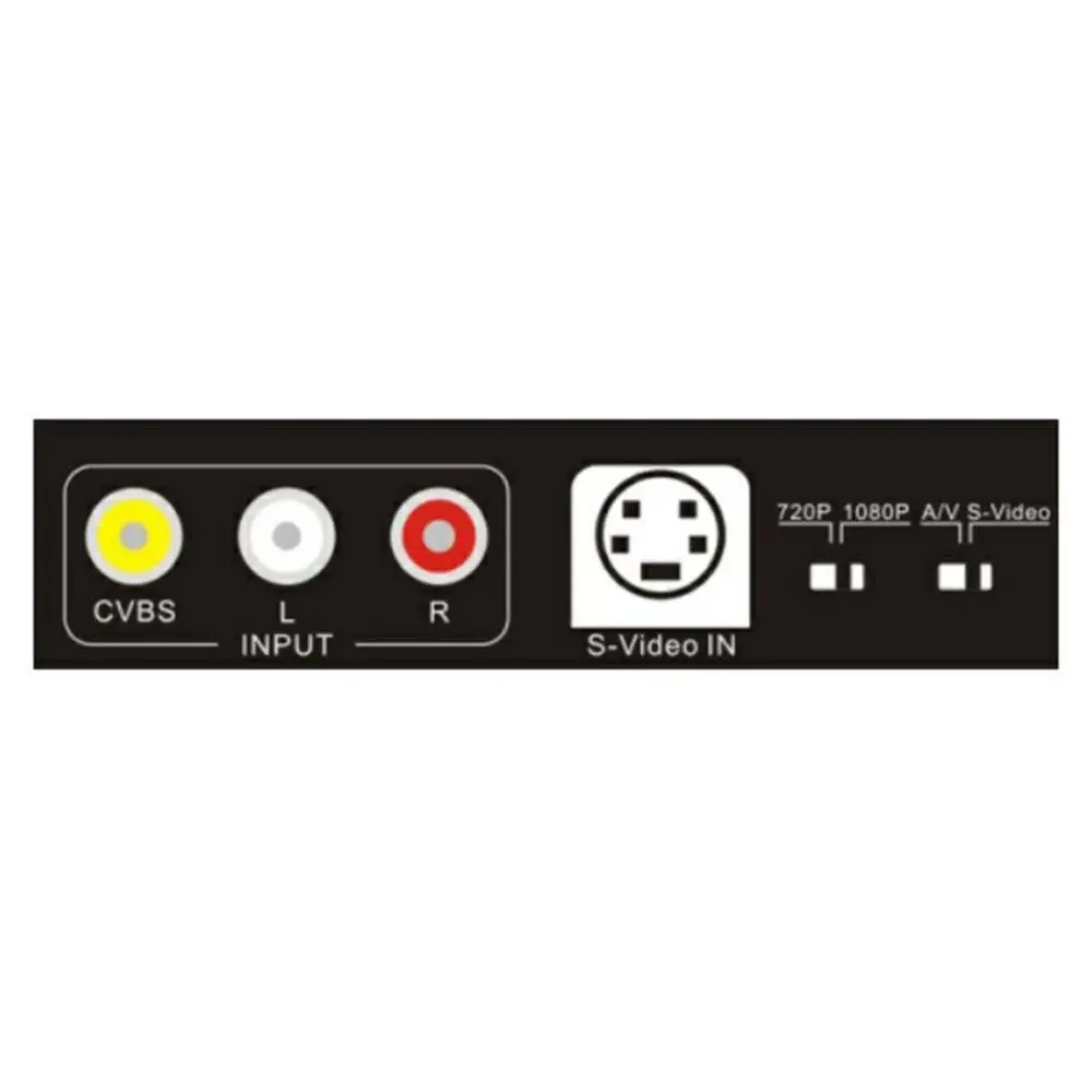 T-619 Av/s-видео в HDMI конвертер Hd 1080P 1080p адаптер для HD tv DVD Box | Электроника