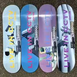 Maple Wood Skateboard Deck Double Rocker Fashion Professional Skateboard Street Action Roda Skate Fitness Equipment