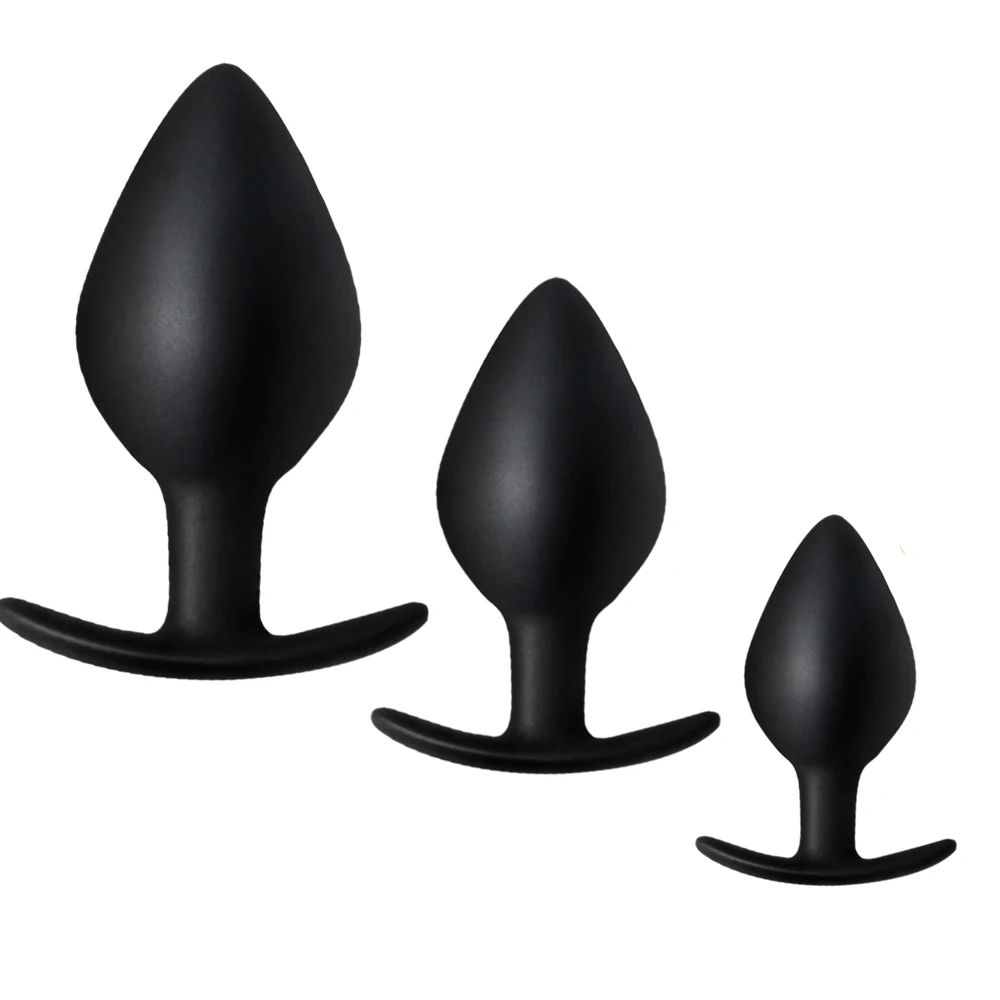 3pc Silicone Anal Plug Butt Plugs Sex Toys For Men Women bdsm Dildo tapon anale Prostate Massager buttplug Adult Sex Products