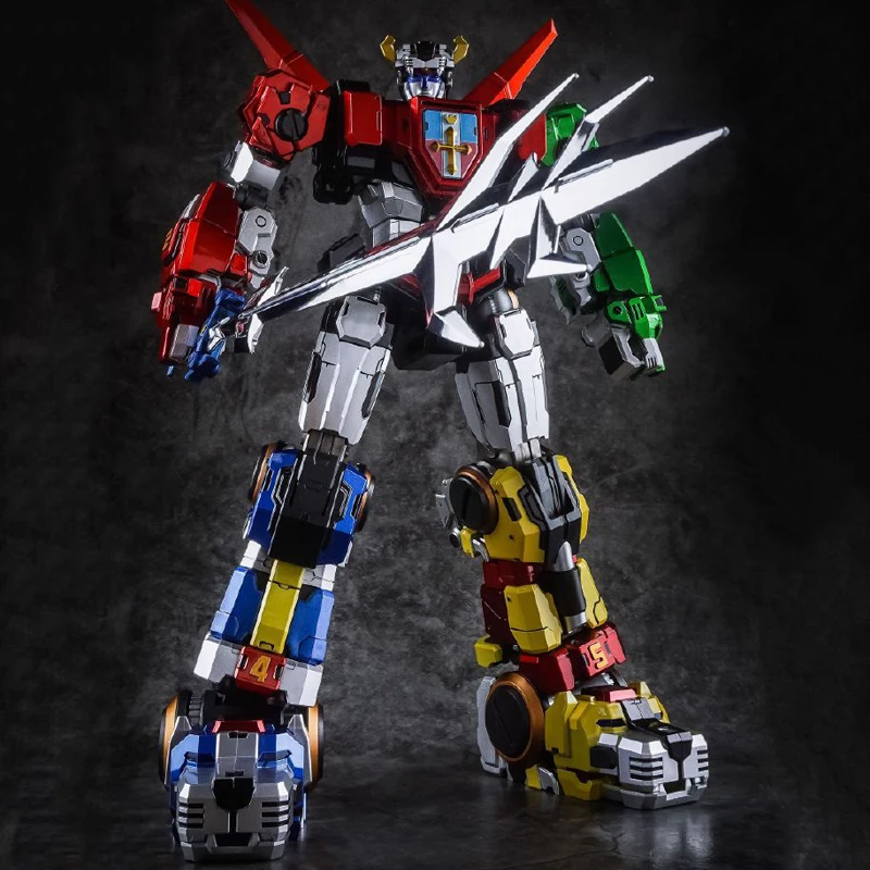 In Stock Transformation Titan Power TP-01 TP01 Beast Lion King Golion Alloy Metal Voltron Defender Action Figure Toys