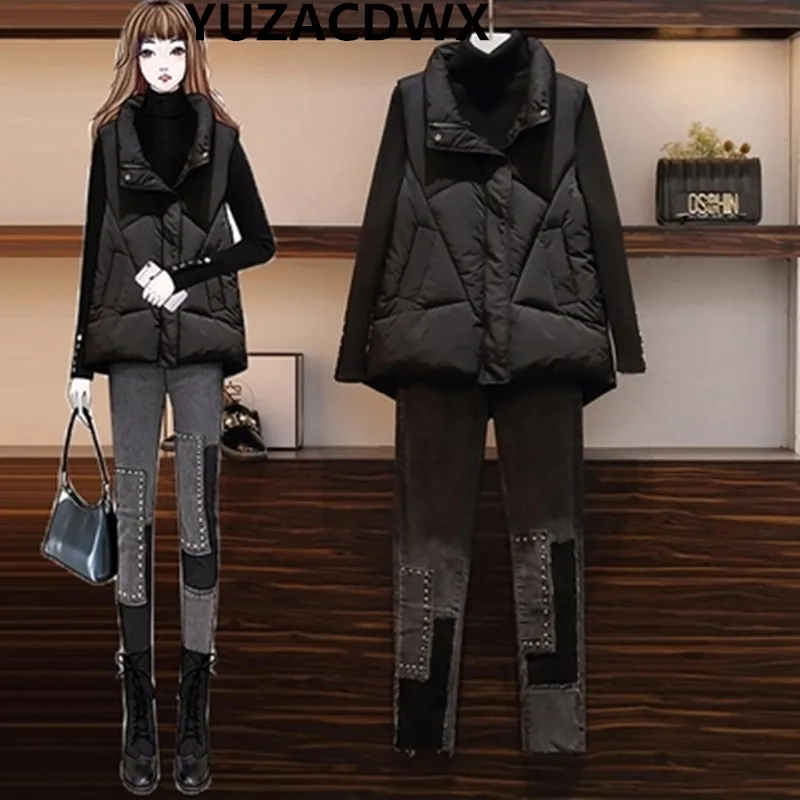 

Sweater Set Women Tracksuit Spring Autumn Knitted Suits 3 Piece Set Warm