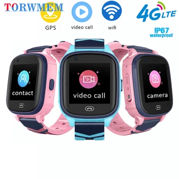 

4G Kids Smart Watch Wifi GPS Tracker Smartwatch Kids 4g Watch Phone Video Call Waterproof Smart Watch for Child Clock PK Q50 Q90