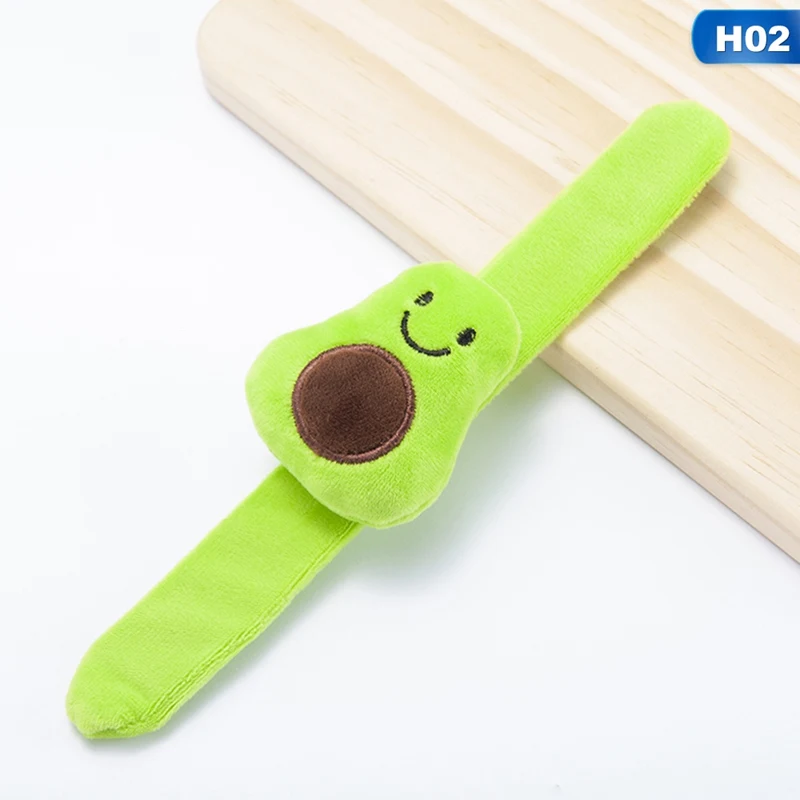 23 см Kawaii фруктовый браслет на запястье с кольцом детское кольцо игрушка ребенок мультфильм плюшевая кукла ручной Колокольчик детское кольцо - Цвет: 2