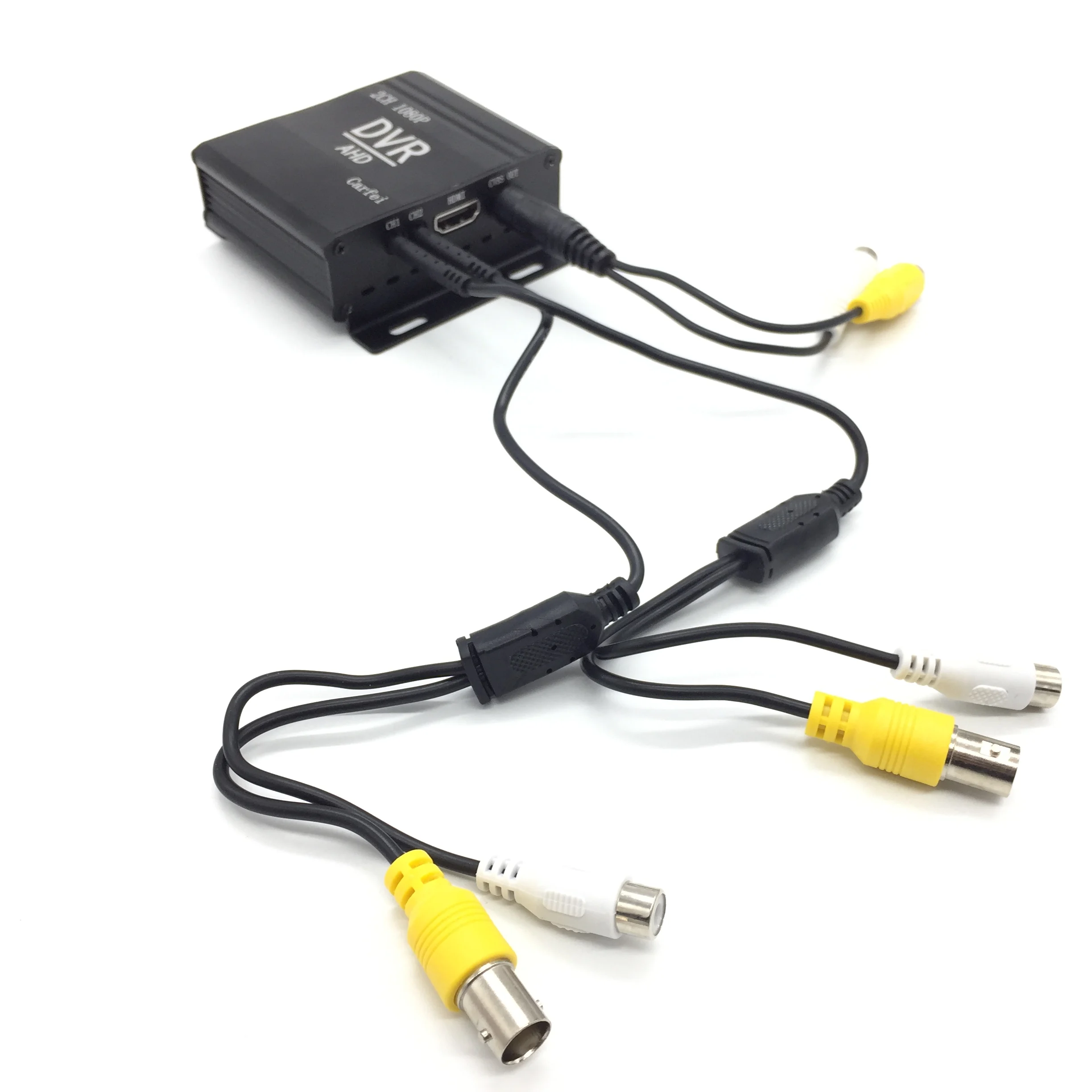 Мини CCTV 2CH 1080P комплект камеры AHD HDMI SD карта Автомобильная MDVR система видеонаблюдения охранный микрофон аудио камера комплект