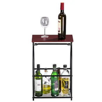 

In-stock Multifunctional Bathroom Table Living Room Side Table Tissue Magazine Rack A MDF Metal Material 37 X 20 X 57cm