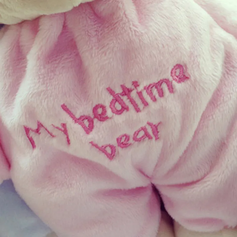 30 см розовый синий мой медведь перед сном Новорожденные плюшевые игрушки детские спящие медведи