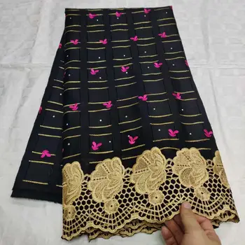 

fashion Swiss voile lace in switzerland dubai tissu africain cotton lace hot sale fashion women voile lace fabrics 5+2yards/lot