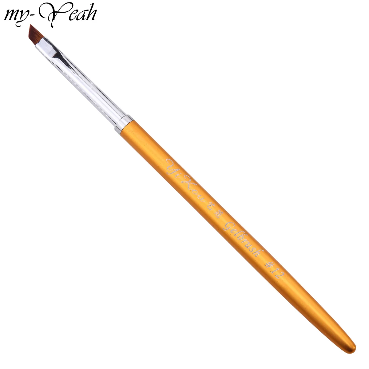 Дизайн ногтей, ручка с кисточкой срезанная головка нейлоновая акриловая УФ-набор кистей для рисования советы художественный дизайн Маникюрный Инструмент