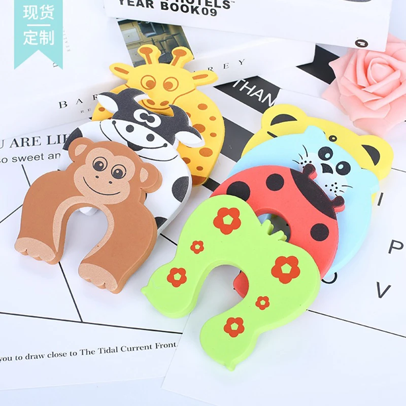 5pcs Baby Child Proofing Door Stoppers Finger Safety Guard Random Holder Lock Safety Guard Finger Protect Kid Toys For Baby Born