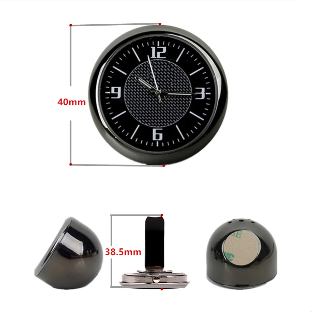 Установка для автомобильных часов Benz светящиеся электронные кварцевые часы