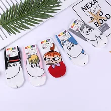 Носки с мультяшными животными; носки бегемгемгемотик; забавные женские хлопковые носки; оригинальные удобные носки; calcetines mujer algodon