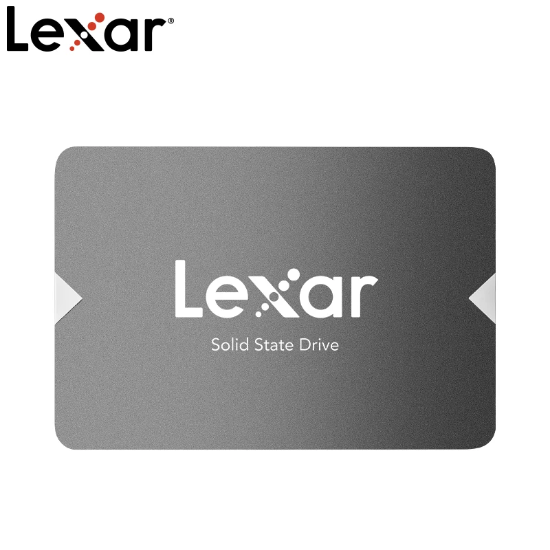 Lexar-disco duro SSD de 512GB, 256GB SATA III de 2,5 pulgadas, unidad interna de estado sólido de 128GB, velocidad de lectura máxima de 520 MB/s, NS100, 100% Original