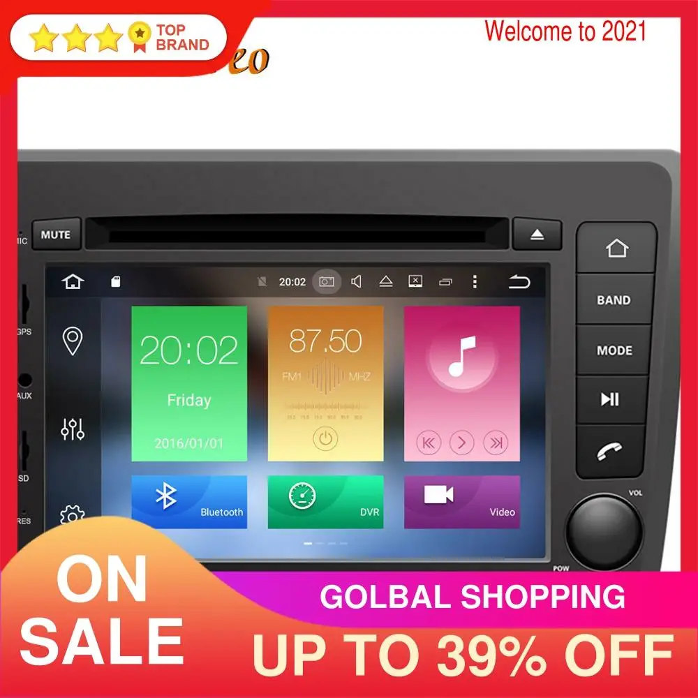 Для VOLVO S60 V70 XC70 2000-2004 Android 10 автомобильный DVD плеер GPS Навигация стерео головное