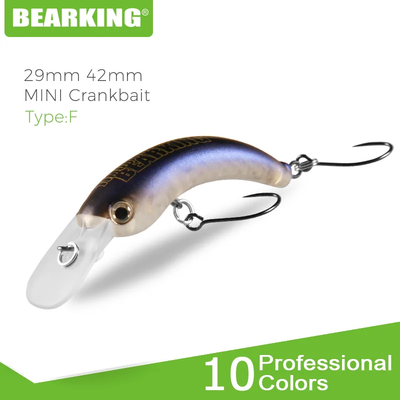 BEARKING 29 мм 42 Жесткая приманка для рыбалки форель мини Crankbait воблер рыболовные
