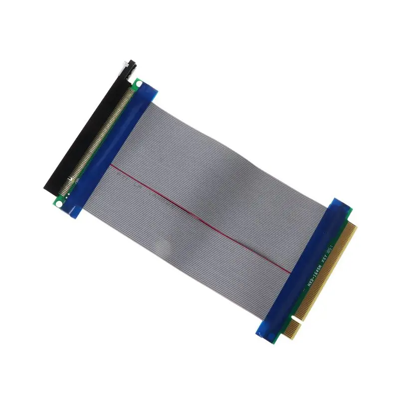 PCIe 16X PCI Express PCI E 16X to 16X Riser Extender Card Adapter Flexible Cable E65A 1