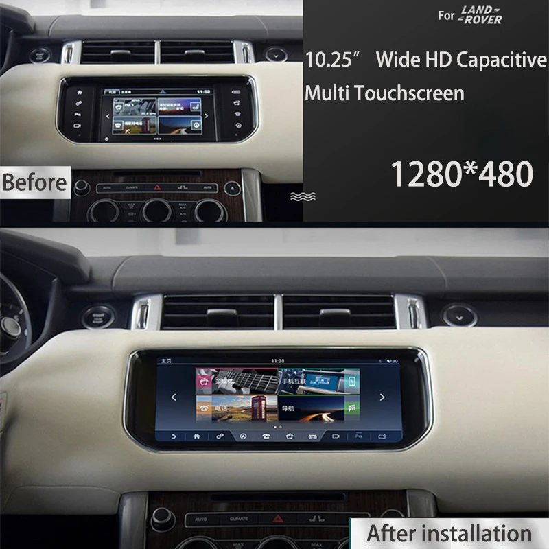 Автомагнитола LiisLee для Land Rover мультимедийная система с GPS Навигатором навигацией