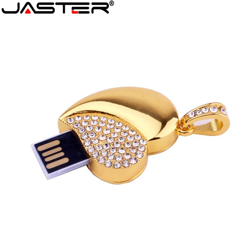 Jaster Pendrive de Cristal com Corrente Usb 4gb 16gb 32gb 64gb - Imagem 5