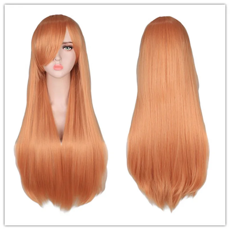 Long Staight Cosplay Wig Heat Resistant Synthetic Hair Hair Anime Party Wigs Women Cosplay Accessories +Free Wig Cap wonder woman costume