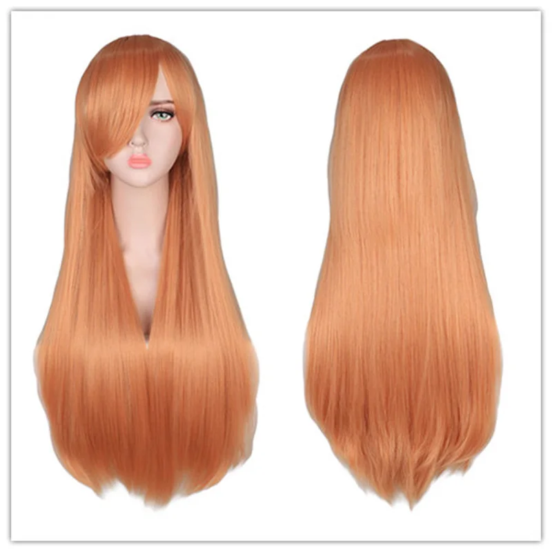 Long Staight Cosplay Wig Heat Resistant Synthetic Hair Hair Anime Party Wigs Women Cosplay Accessories +Free Wig Cap wonder woman costume Cosplay Costumes
