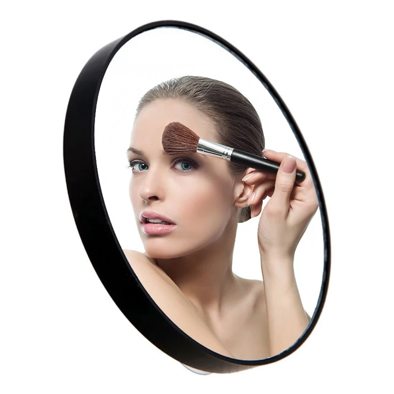 Nihlsfen Espejo de Maquillaje de vanidad 5X 10X 15X Espejo de Aumento con Dos ventosas Herramientas de cosméticos Mini Espejo Redondo Espejo de baño 