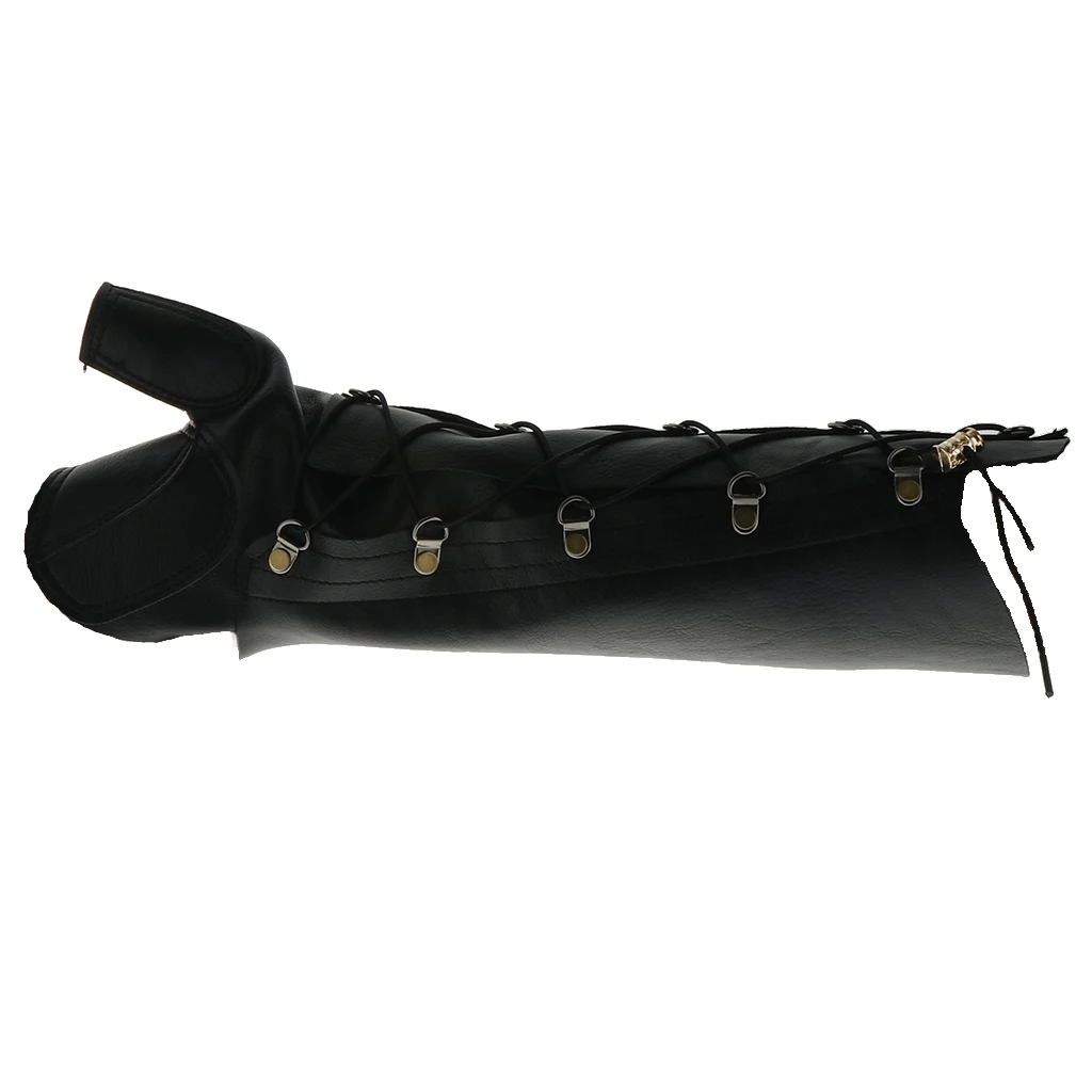 Handmade Leathers Archery Arm Guard Finger Glove Left Hand Protector