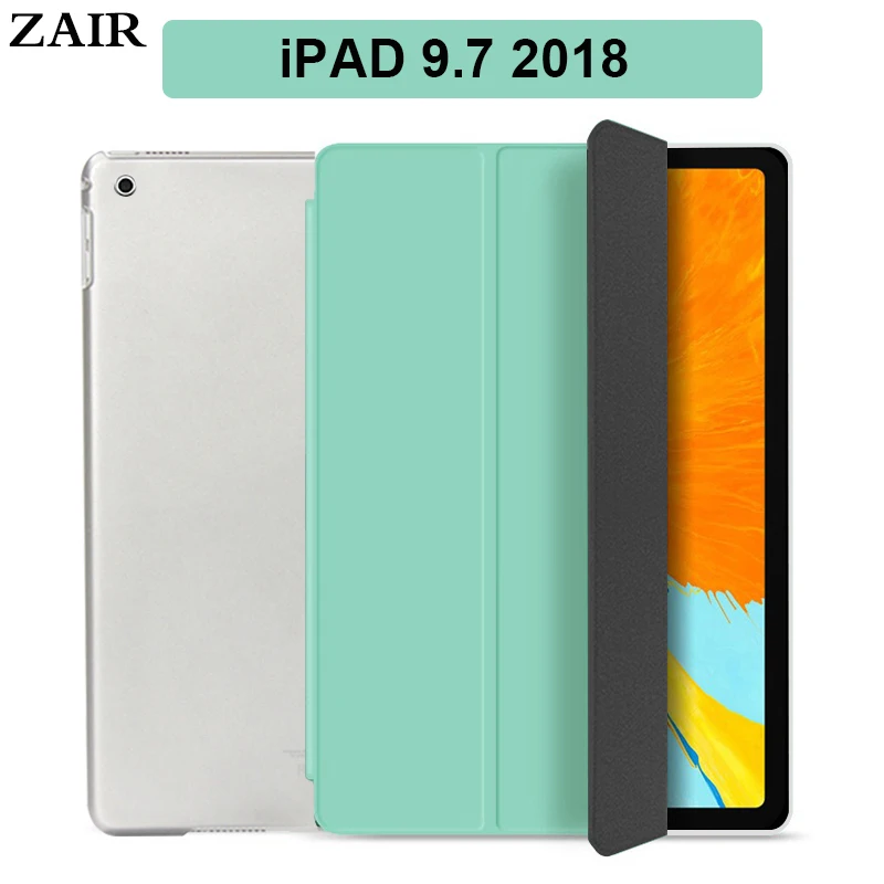 PU Leather Cover For iPad 6th Generation Cases for ipad 9.7 2018 A1954 A1893 6 9.7'' Funda With Auto Sleep Awake | Компьютеры и