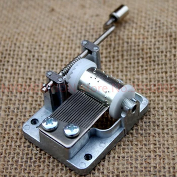 

DIY Music Box Movement Play Set 18 Tones Mechanical Music Box Hand Crank Music Box Caskets For Girls With Screws 200pcs