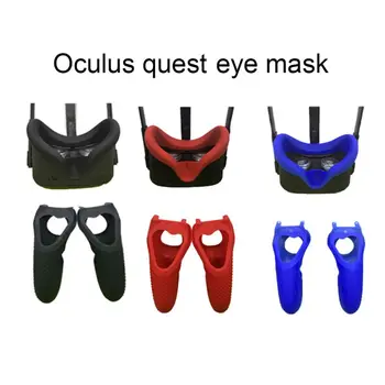 

Protective VR Silicone Grip Cover Face Cover Pad For Oculus Quest / Rift S Controller Facial Protective Skin