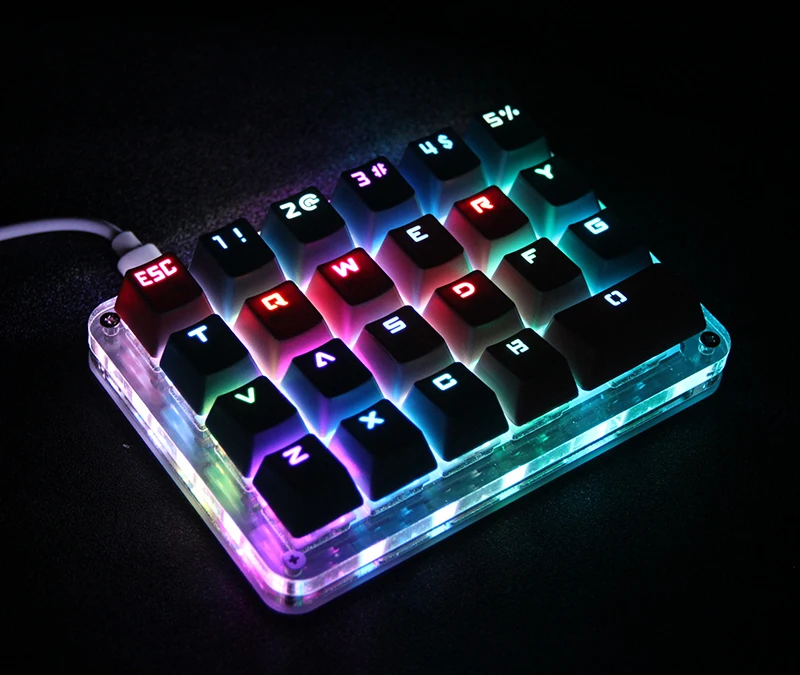 c conector de atalho para jogos, iluminação rgb com teclado