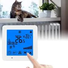 RS485 сенсорный ЖК-экран термостат Кондиционер регулятор температуры переменного тока 220 В комнатный регулятор температуры