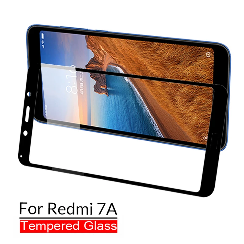 

Safety Protective Glass on For Redmi 7A Tempered Glass For Xiaomi Redmi 7A 6A 7 A Xiomi Redmi7A A7 A6 Screen Protector Film Glas