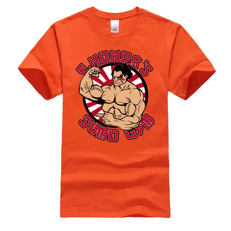  Fitness Tight Tops T Shirt Coupons Short Sleeve Student T-Shirt TpicOriginaltitle Cool NEW YEAR DAY Sweatshirts Crewneck E.Honda_s_sumo_gym_1372 orange
