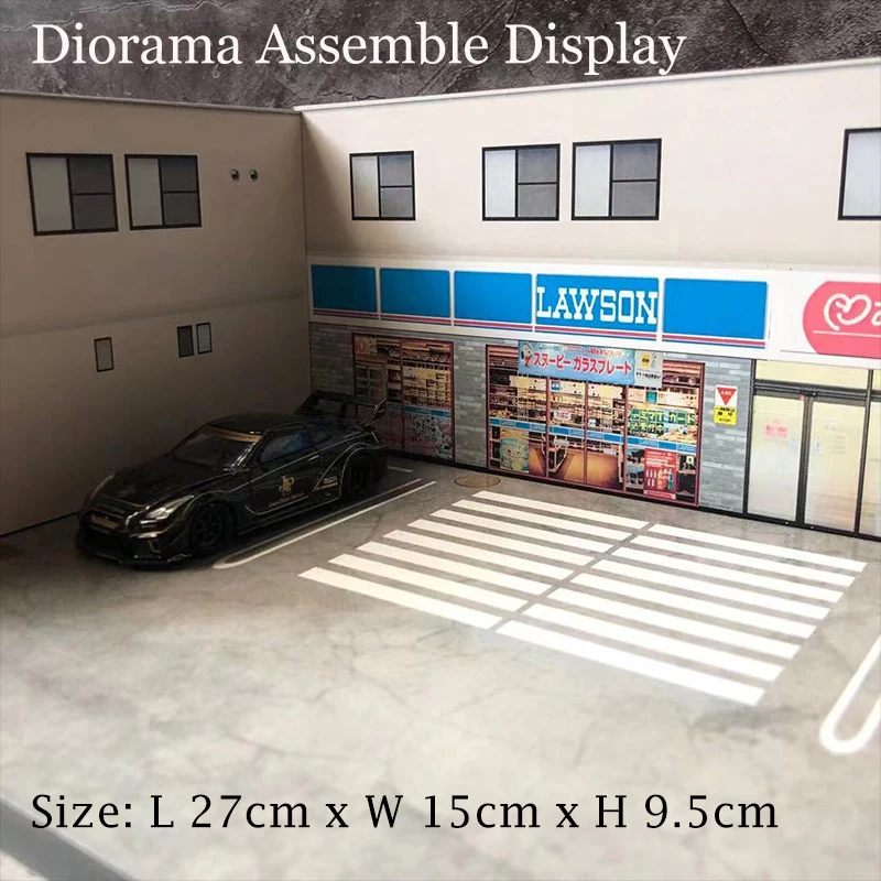 

Модель автомобиля Диона 1:64, сборная парковочная машина, гаражная модель, автомобильная станция