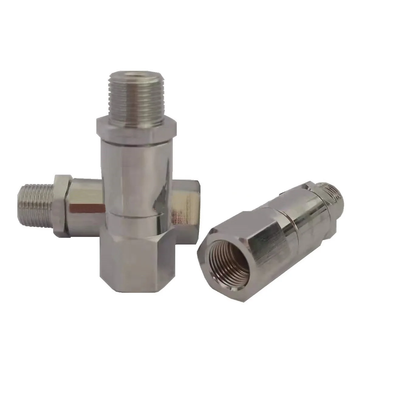 Мойщик высокого давления 3/8NPT Анти-обертывание соединитель хромовое покрытие
