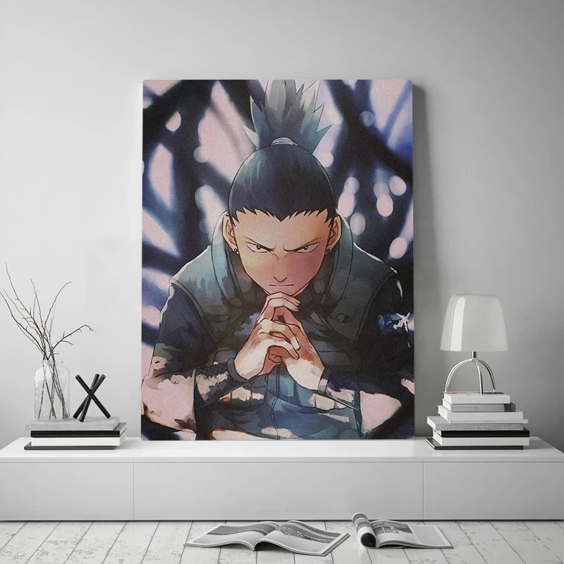 Shikamaru-shadow-possession-jutsu-anime-Canvas-painting-decor-wall-art-pictures-bedroom-study-home-decoration-prints