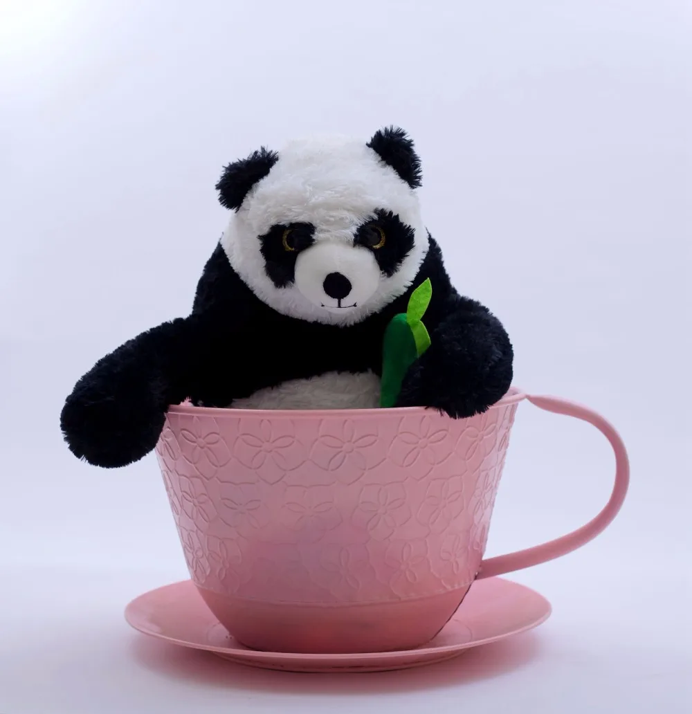 50cm Baby Big Giant Panda Bear Stuffed Animal Fat Panda Animals Pillow Cartoon Kawaii Girls Doll Toy Kids Gift