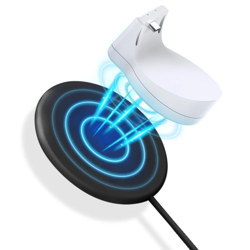 2022 New For PS5 Game Controller Wireless Charging Adapter Game Handle Charger Fast Charging Receiver
