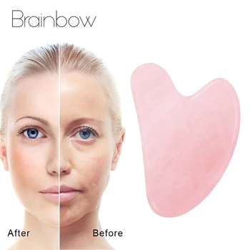 

Brainbow 1PC Guasha Scraper Jade Board Massage Tool SPA Therapy Gua Sha Massager Antistress Body Care Scraping Board Health Care