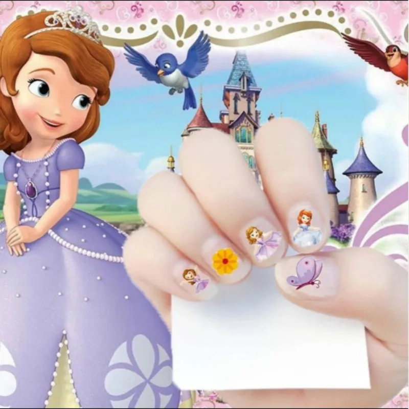 Игрушки Парикмахерская для девочек стикер для ногтей s Princess Sophia детские серьги клевый стикер игрушки Рождественский деко Скрапбукинг