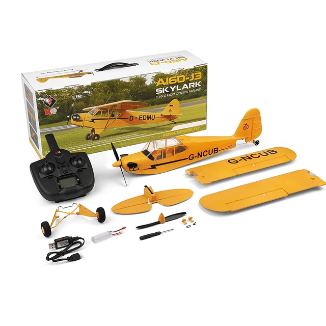 WLtoys XKA160J3 RC Airplane 650mm Wingspan 1406 Brushless Motor 5 Channel Remote Control  Foam Airplane 3D/6G  RC Airplane Adult