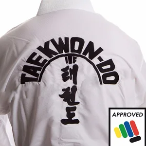 2022 neue Erwachsene Männlich Weiblich Kinder Weiß Baumwolle Einheitliche ITF Genehmigt Taekwondo Student Gi Ausrüstung Doboks Karate Ausrüstung