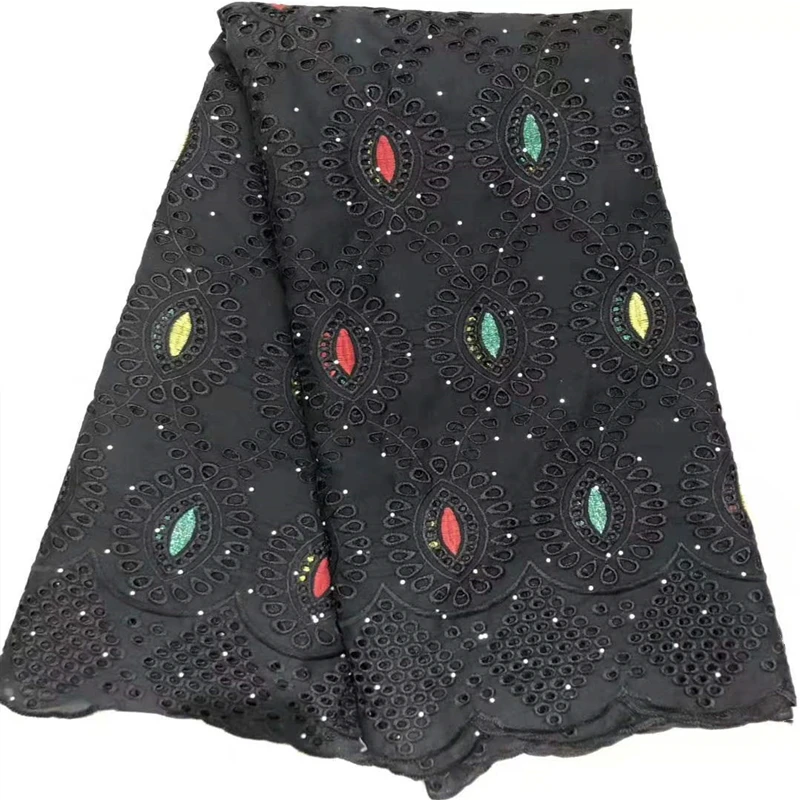 

Latest Black White French Gorge Lace Fabric 2020 High Quality African Guipure Lace Nigerian Beaded Lace Fabrics For Woman Party