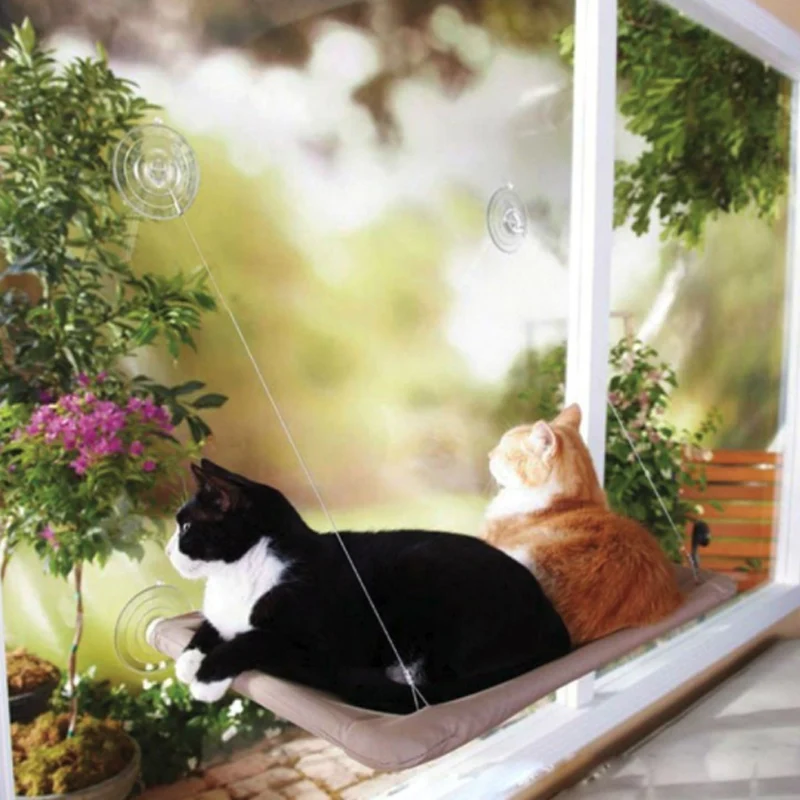 

New Pet Cat Hanging Beds cat sofa cushion Seat Window Mount Pet Cat Hammock Comfortable Cat sleeping mat Pet Mat Shelf Seat Beds