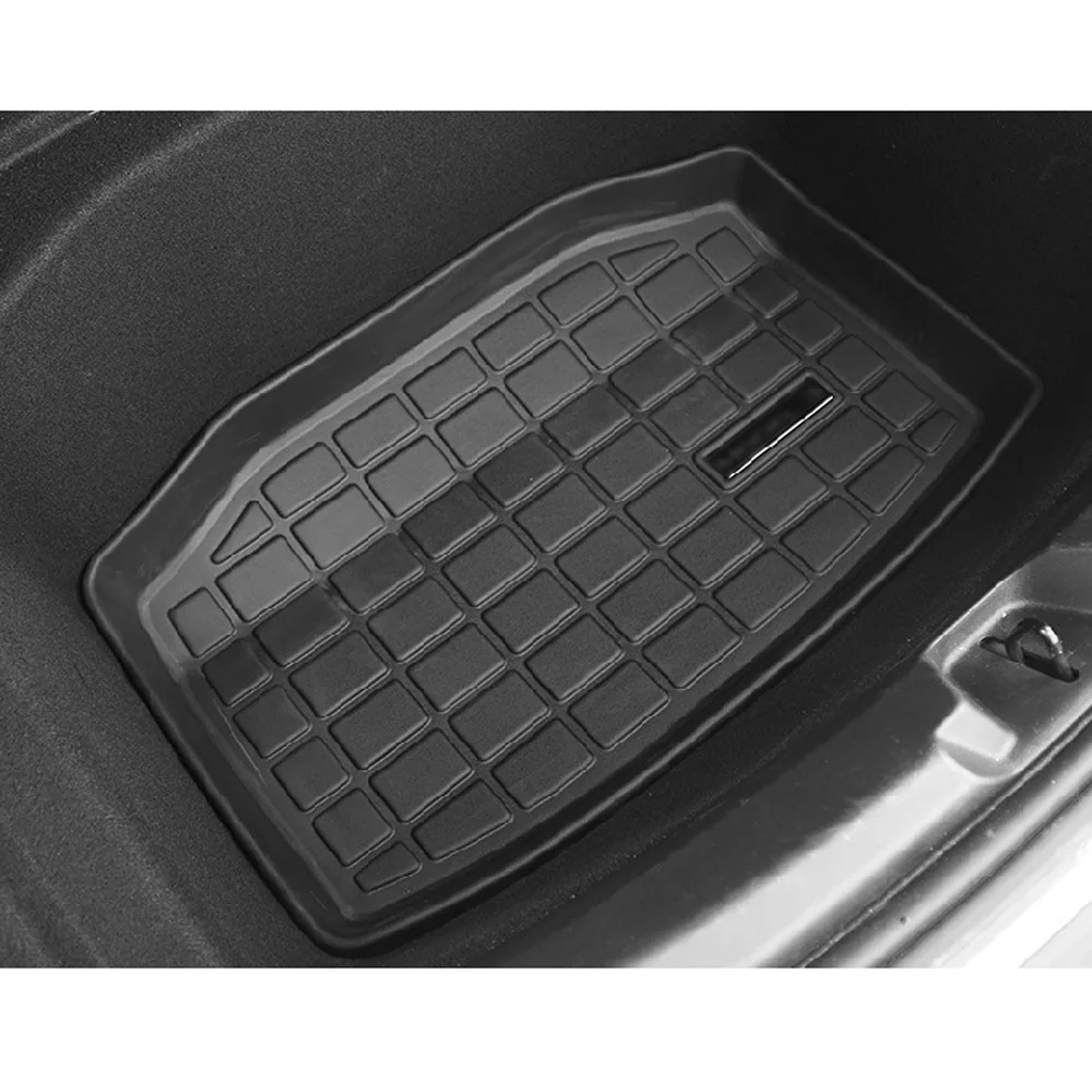 For Tesla Model 3-19 Car Rear Cargo Trunk Mat Non-Slip Waterproof Assembly