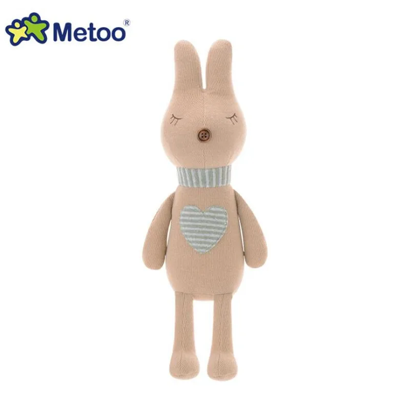 Кукла Metoo Sleep Rabbit, плюшевые игрушки, вязанный кролик, чучело, мягкая игрушка для малышей, подарок для детей 42 см - Цвет: Красный